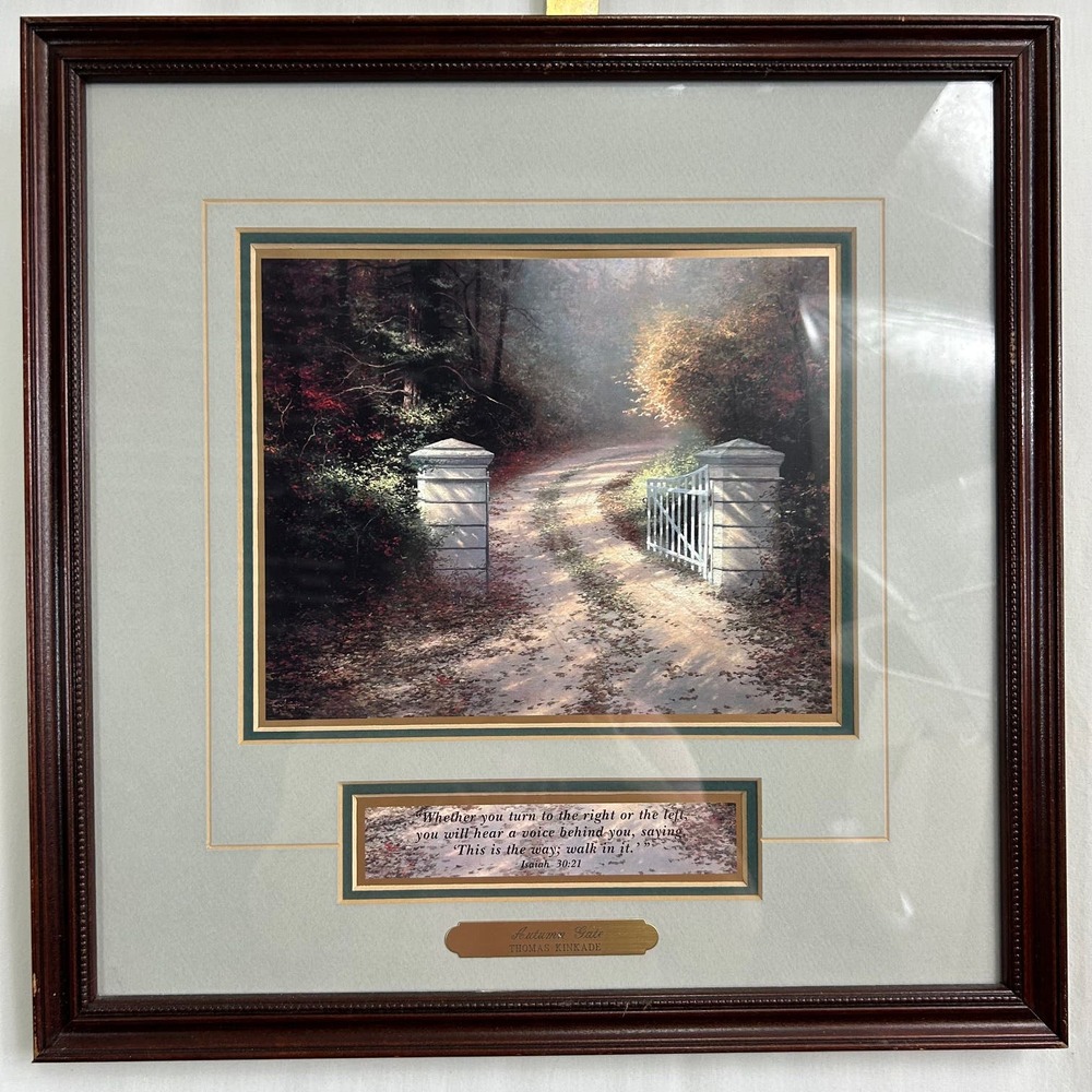 Thomas Kinkade 1996 Autumn‎ Gate Isaiah 30:21